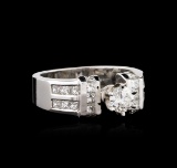 14KT White Gold 1.45 ctw Diamond Ring