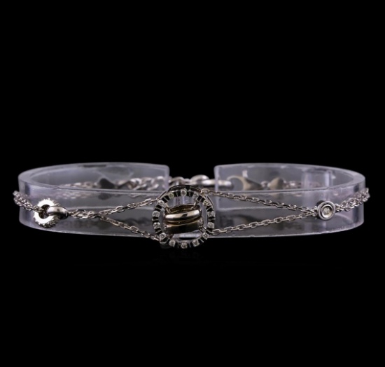 0.44 ctw Diamond Bracelet - 14KT White Gold