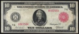 1914 $10 Federal Reserve Note Red Seal