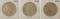 1922, 1923, 1925 $1 Peace Silver Dollar Coins