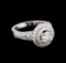1.33 ctw Diamond Ring - 14KT White Gold