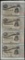 Uncut Sheet of (4) State of Louisiana Baby Bond Obsolete Notes