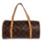 Louis Vuitton Monogram Canvas Leather Papilon 26 cm Shoudler Bag