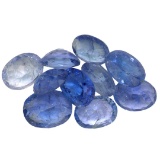 12 ctw Oval Mixed Tanzanite Parcel