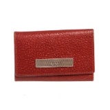 Gucci Red Leather 6 Key Holder