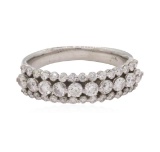 0.5 ctw Diamond Band - 14KT White Gold