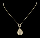 3.02 ctw Diamond Necklace - 14KT Yellow Gold