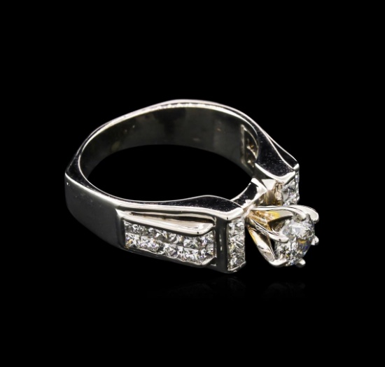 1.65 ctw Diamond Ring - 18KT White Gold