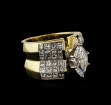 18KT Yellow Gold 4.83 ctw Diamond Ring