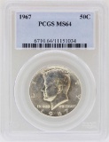 1967 Kennedy Half Dollar Silver Coin PCGS MS64
