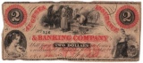 1860 $2 Augusta Insurance & Banking Co., GA - Obsolete Bank Note