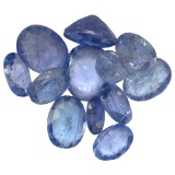 12.43 ctw Oval Mixed Tanzanite Parcel
