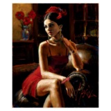 Linda in Red by Perez, Fabian