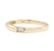 0.1 ctw Diamond Ring - 14KT Yellow Gold