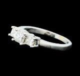Louis Vuitton, A platinum ring with diamonds ca. 2.33 ct in total