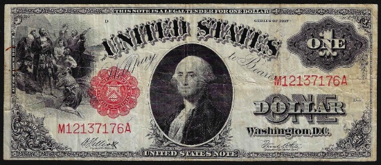 1917 $1 Legal Tender Note