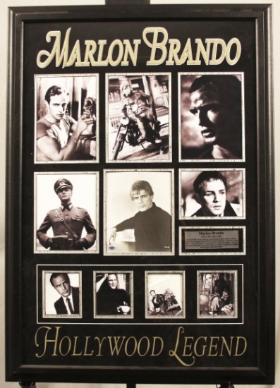 Marlon Brando Autographed Photo Collage