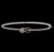 14KT White Gold 0.33 ctw Diamond Bangle Bracelet