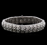 10.00 ctw Diamond Bracelet - 18KT White Gold