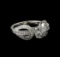 1.97 ctw Diamond Ring - 14KT White Gold