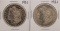 Lot of (2) 1921 $1 Morgan Silver Dollar Coins