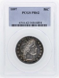 1897 Barber Half Dollar Proof Coin PCGS PR62