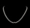 5.95 ctw Diamond Necklace - 18KT White Gold