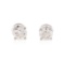 0.93 ctw Diamond Stud Earrings - 14KT White Gold