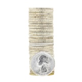 Tube of 40 1946S Washington Quarter Dollars