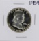 1954 Proof Franklin Half Dollar Coin