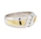 0.26 ctw Diamond Ring - 14KT Yellow and White Gold