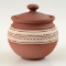 Hand Made Ceramic Jar with Lid by Tamosiunas, Eugenijus