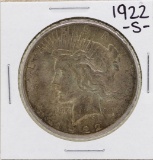 1922-S $1 Peace Silver Dollar Coin