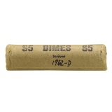 Roll of (50) 1962-D Brilliant Uncirculated Roosevelt Dimes