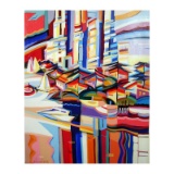 Colorful Harbor by Rozenbaum, Natalie