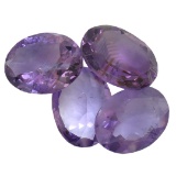 29.78 ctw Oval Mixed Amethyst Parcel