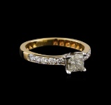 1.08 ctw Diamond Ring - 14KT Yellow Gold