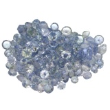 15.31 ctw Round Mixed Tanzanite Parcel