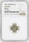 1861 Germany Kreuzer Bavaria Coin NGC MS63