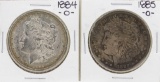 Lot of 1884-O & 1885-O $1 Morgan Silver Dollar Coins