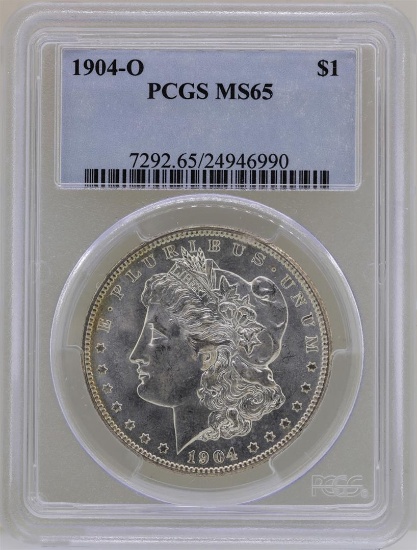 1904-O $1 Morgan Silver Dollar Coin PCGS MS65