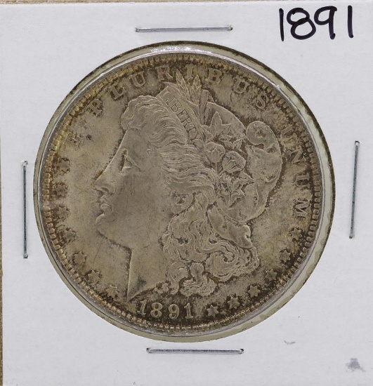 1891 $1 Morgan Silver Dollar Coin