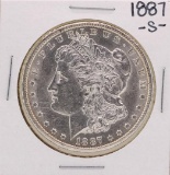 1887-S $1 Morgan Silver Dollar Coin