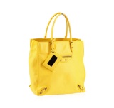 Balenciaga Mini Papier Yellow Tote