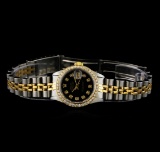 Rolex 18KT Two-Tone Diamond DateJust Ladies Watch