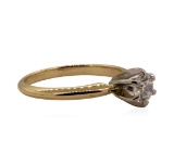 0.65 ctw Diamond Solitaire Ring - 14KT Yellow Gold