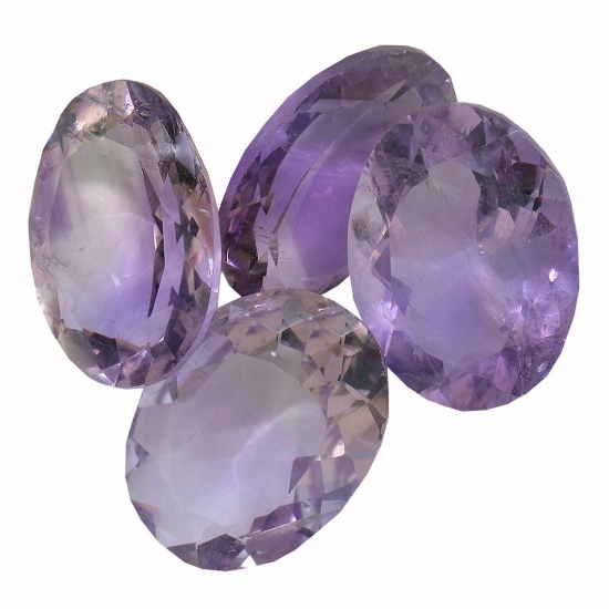 30.78 ctw Oval Mixed Amethyst Parcel