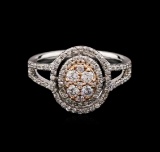 0.69 ctw Diamond Ring - 14KT Two-Tone Gold