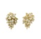 5.80 ctw Diamond Pendant and Earrings Set - 14KT Yellow Gold