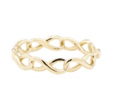 Tiffany and Company Infinity Motif Eternity Ring - 18KT Yellow Gold